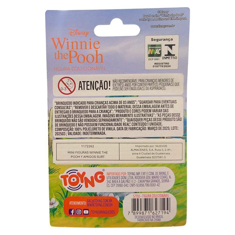 Mini Figura de Personaje Winnie The Pooh y sus Amigos Diseños Surtidos