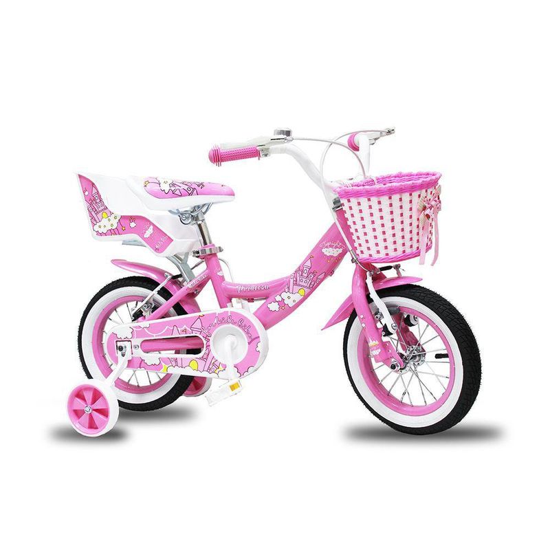 Bicicleta Bmx Rin 12 Castillo Princesa Colores Surtidos