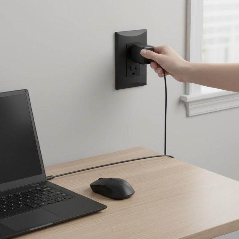 Tomacorriente 1-15R Doble Plata Negro