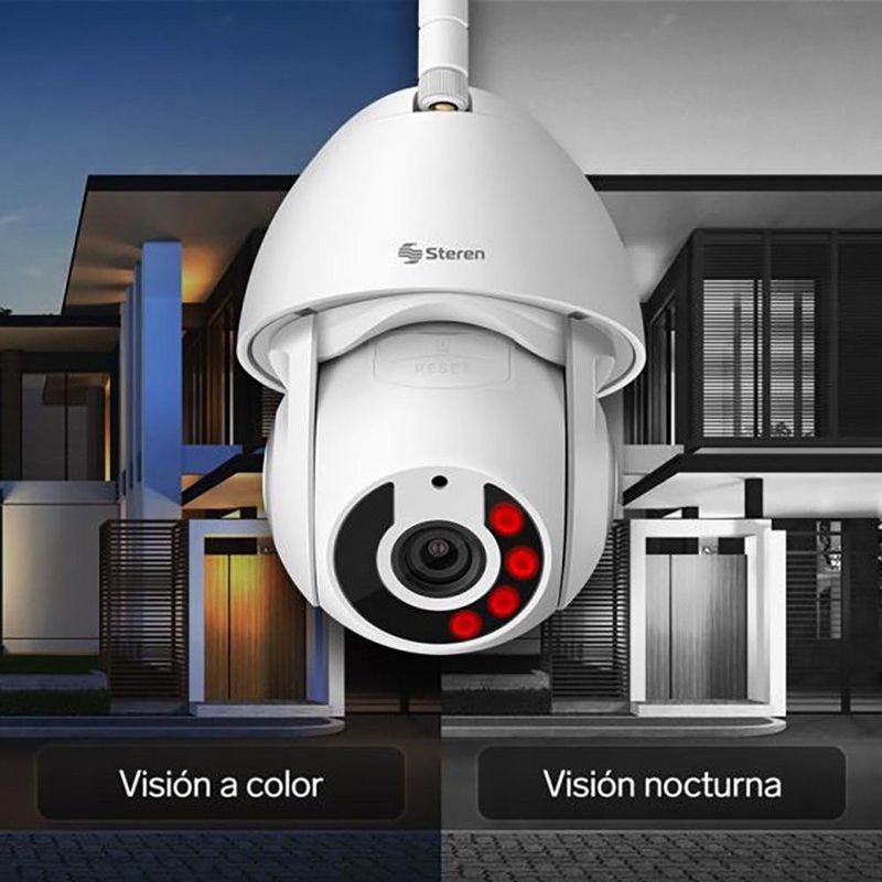 Cámara de Seguridad Inteligente para Exterior Robotizada Wi-Fi y Ethernet 3MP