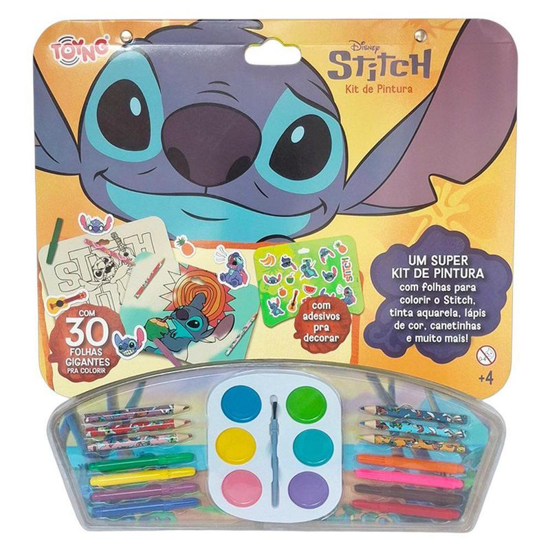 Set de Pintura con Diseño Stitch