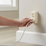 Tomacorriente 5-15R Doble Marfil