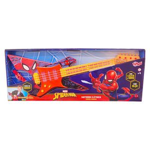 Guitarra Eléctrica Infantil Spiderman con Luces y Sonido