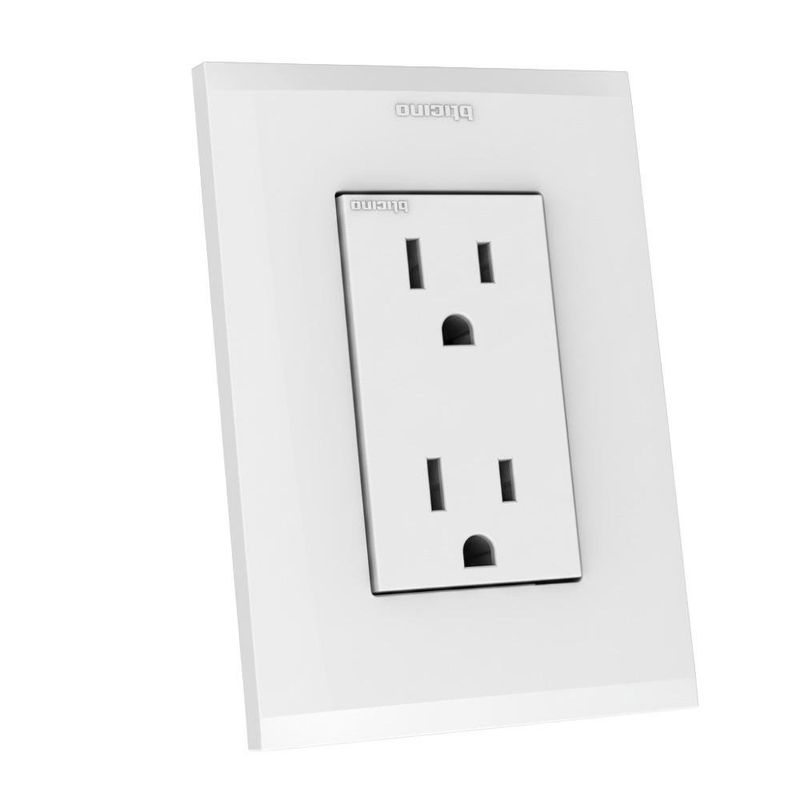 Tomacorriente Doble Nobile Blanco 15 A