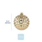 Set de 35 Esferas Navideñas Color Champagne