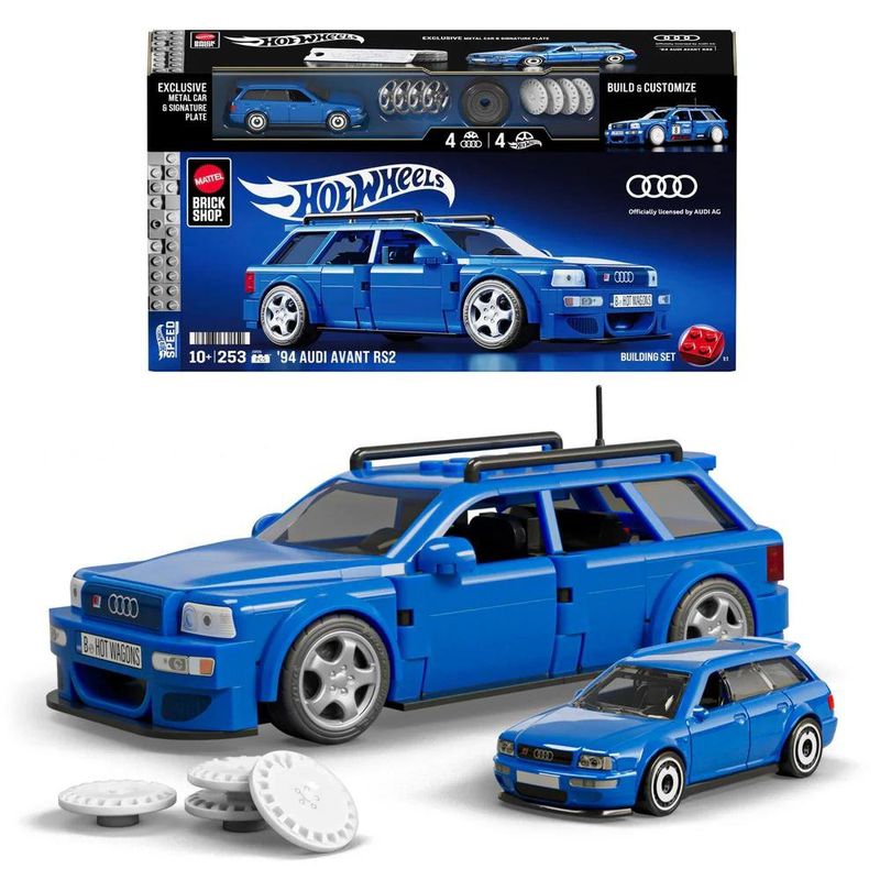 Set de Construcción Hot Wheels Audi Avant RS2 Modelo 94