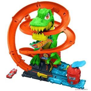 Pista de Autos City T-Rex Blaze Battle