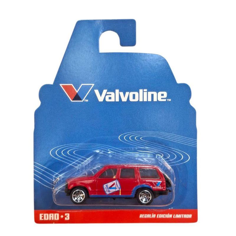 Carrito Metálico Valvoline Edición Limitada Color Rojo