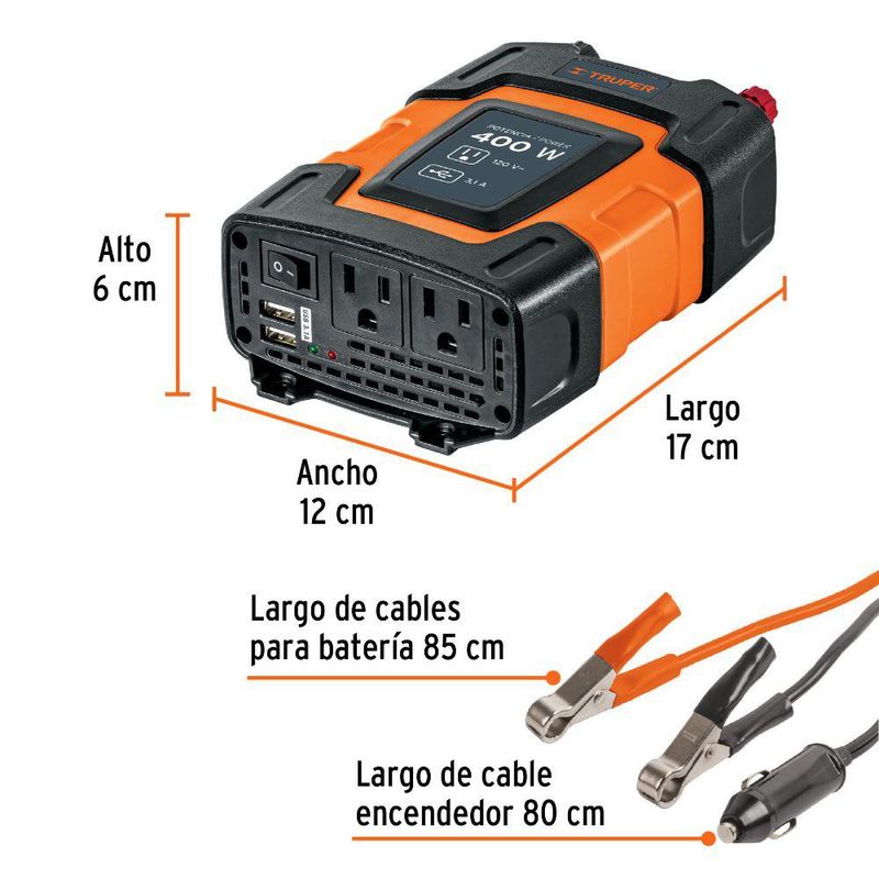 Inversor de Corriente 400 W