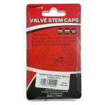 Tapones para Válvula Cromados Detalle Fibra de Carbón 4 Pzas.