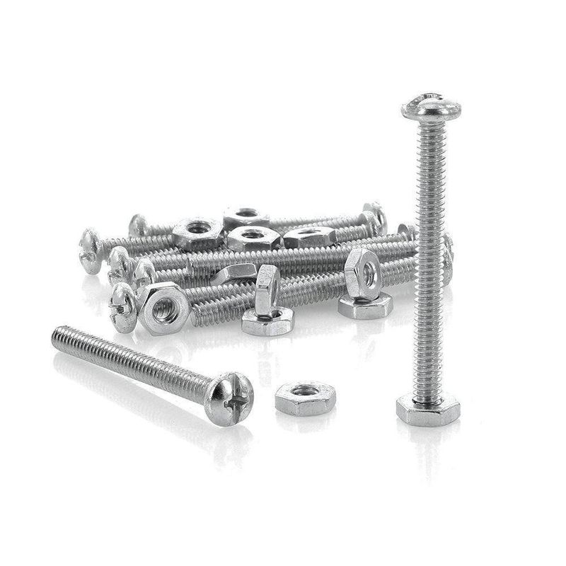 Tornillo Estufa Con Red 3/16 X 2 Set 12 Unidades - Leon Fasteners