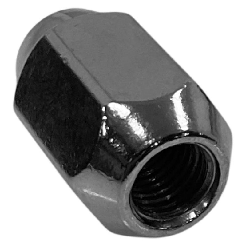 Tuerca Cónica Cromada Corta X1.5 para Rines Color Plateado