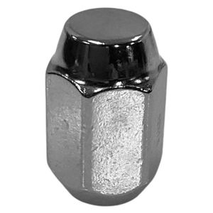 Tuerca Cónica Cromada Corta X1.5 para Rines Color Plateado