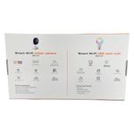 Kit de Cámara 2K con 2 Bombillas Smart