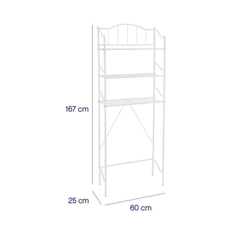 Organizador para Sanitario de 3 Niveles Blanco