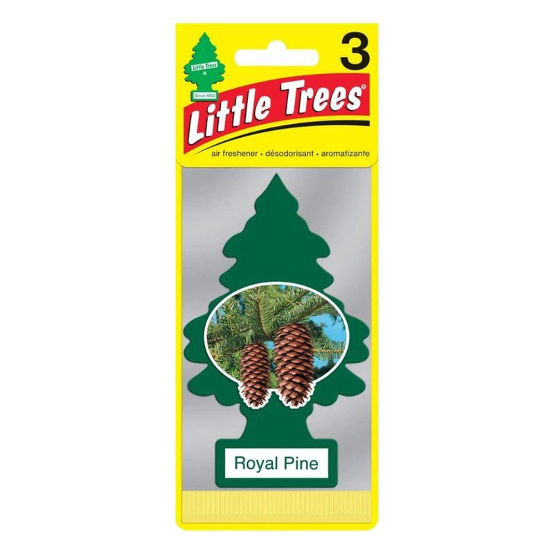 Aromatizante Little Trees Royal Pine 3 Pzas.