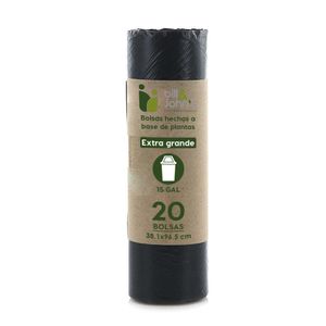 Bolsa Biodegradable para Basura Tamaño L 20 Unidades