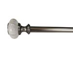 Galería de Metal Marble Extensible 167 a 304 cm Color Pewter con Blanco