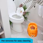 Reductor para Baño Infantil con Diseño de Tigre Naranja