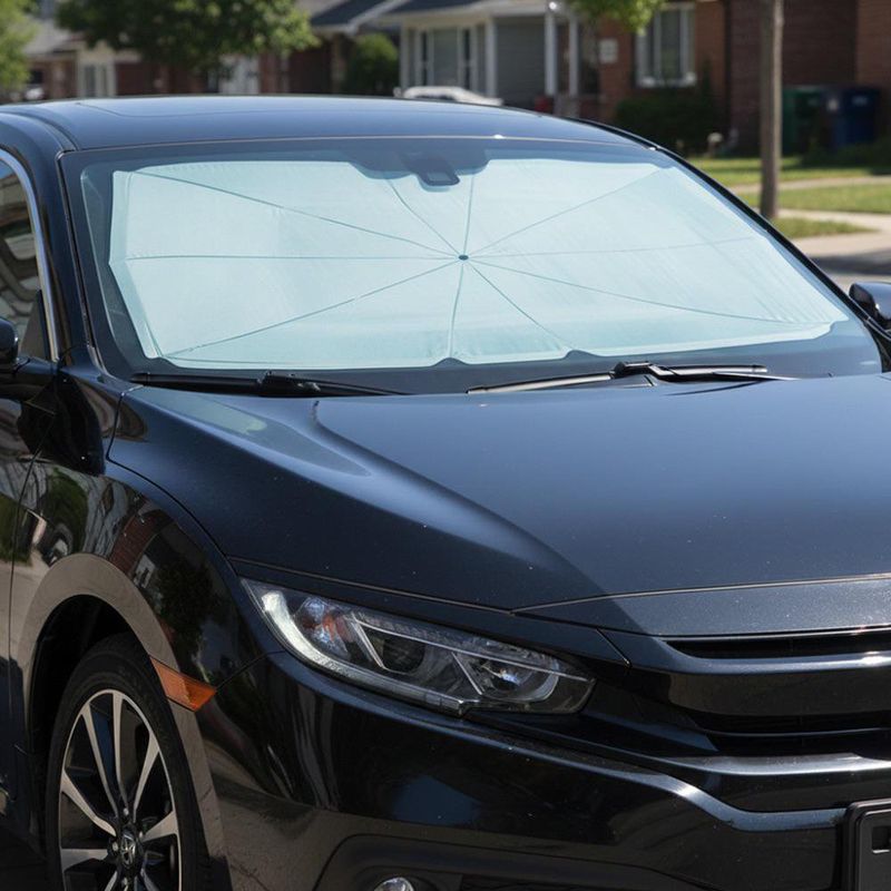 Tapasol para Carro Estilo Sombrilla de 135 Cm