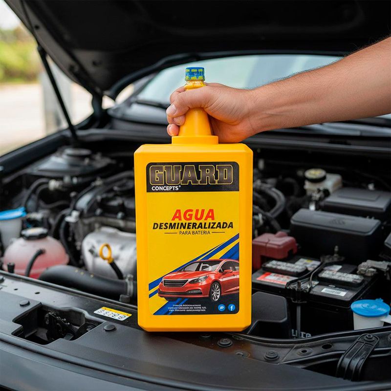 Agua Desmineralizada para Batería 750 mL
