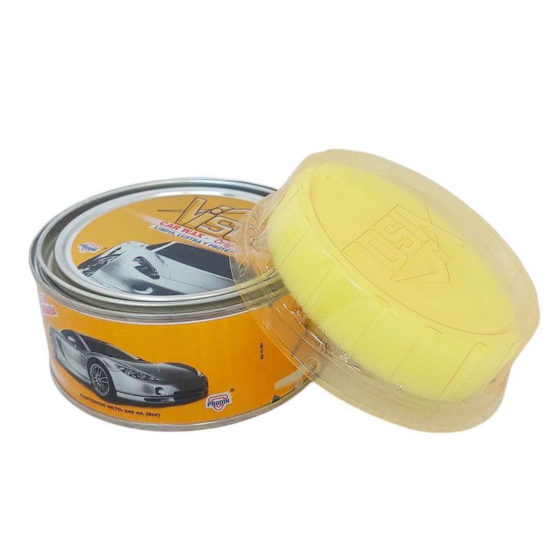 Cera para Automóviles con Carnaúba en Pasta Amarilla 8 Oz