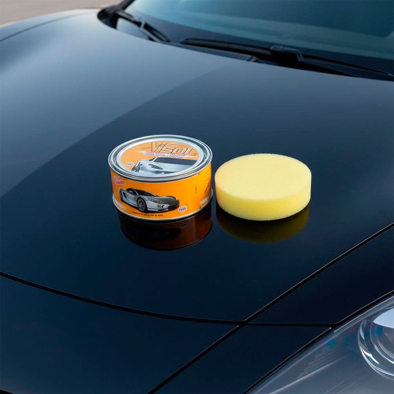 Cera para Automóviles con Carnaúba en Pasta Amarilla 8 Oz