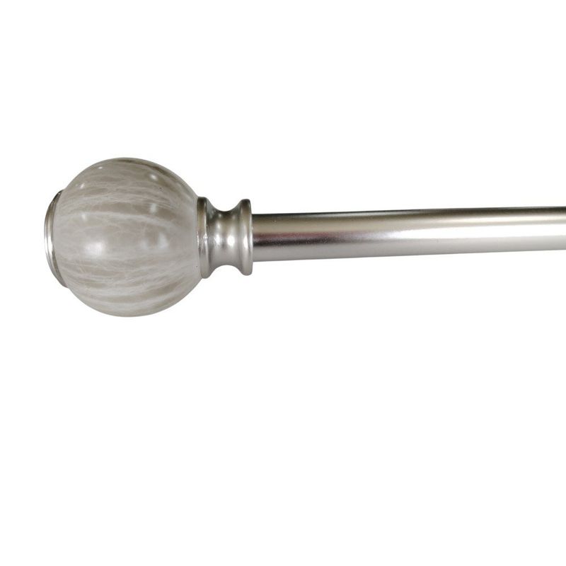 Galería de Metal Marble Extensible 167 a 304 cm Color Gris con Blanco