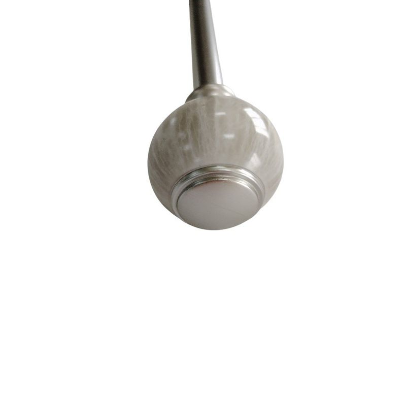 Galería de Metal Marble Extensible 167 a 304 cm Color Gris con Blanco