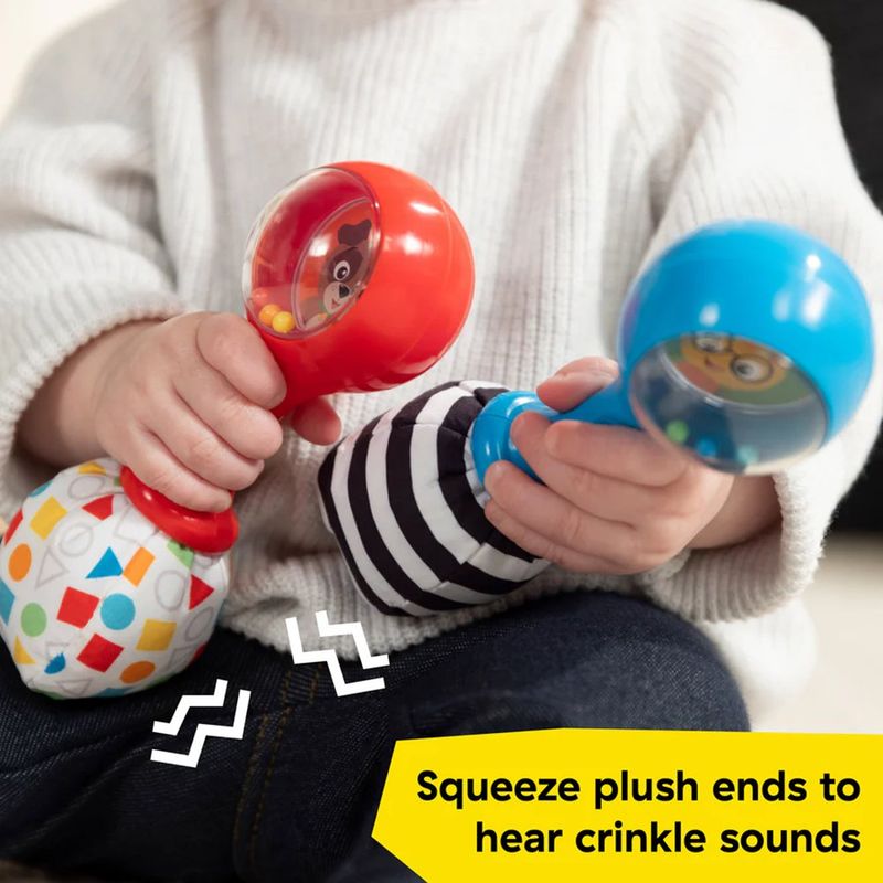 Maracas Shake & Groove 2 Pzas Multicolor