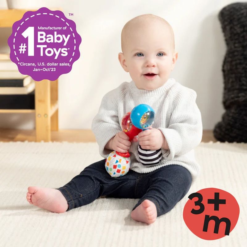 Maracas Shake & Groove 2 Pzas Multicolor