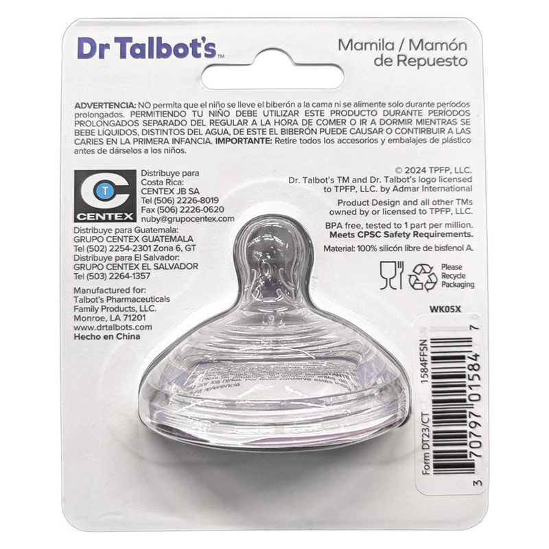 Mamila de Repuesto Flujo Rápido