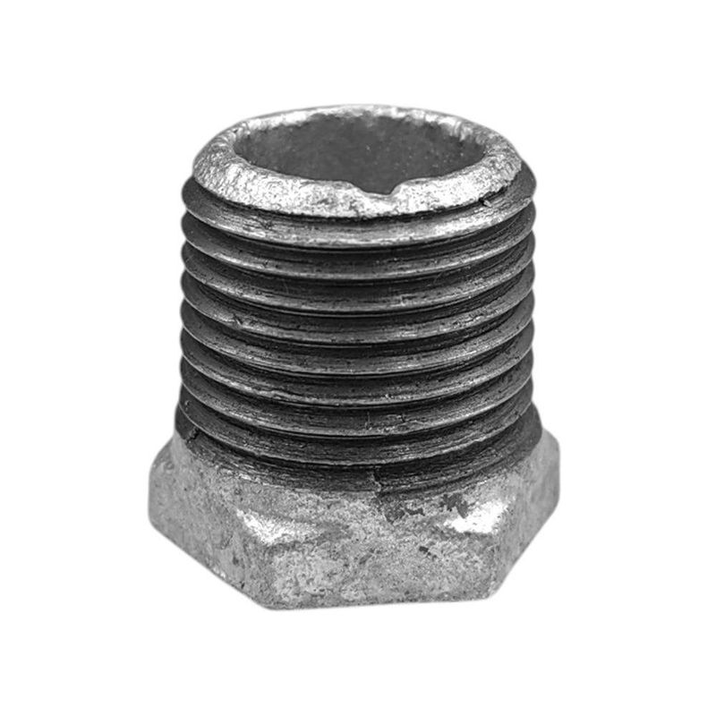 Reductor Galvanizado tipo Rosca 1/2 Plg x 1/4 Plg