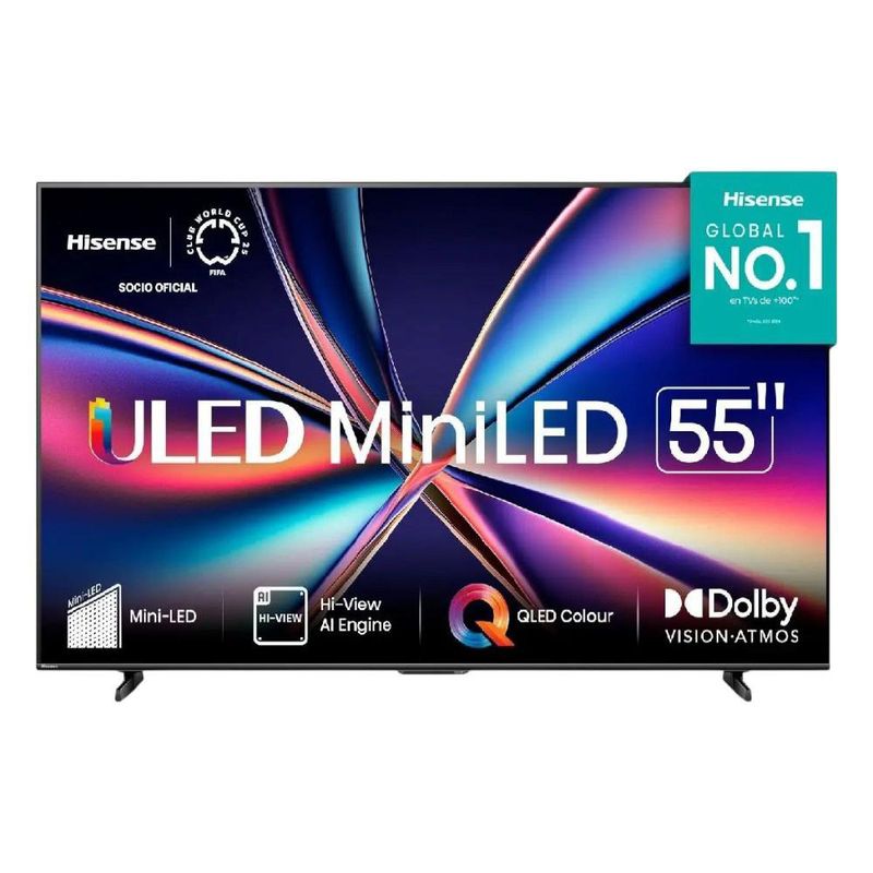 Televisor Smart Mini LED Ultra HD 4K de 55 Plg