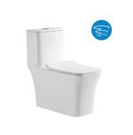 Sanitario de Una Pieza Foster Color Blanco