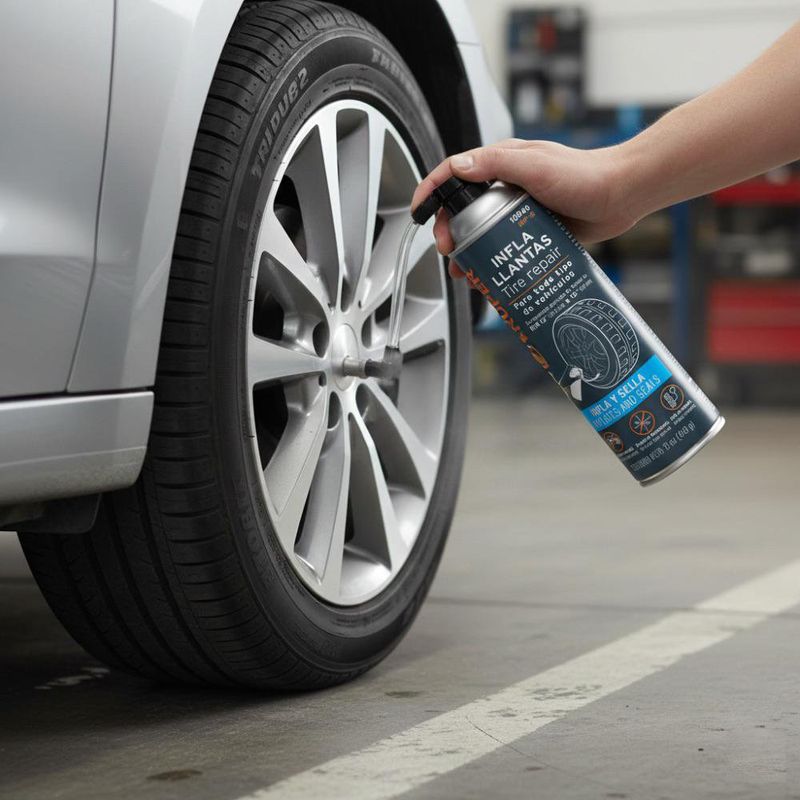 Sellador e Inflador de Llantas 12 Oz