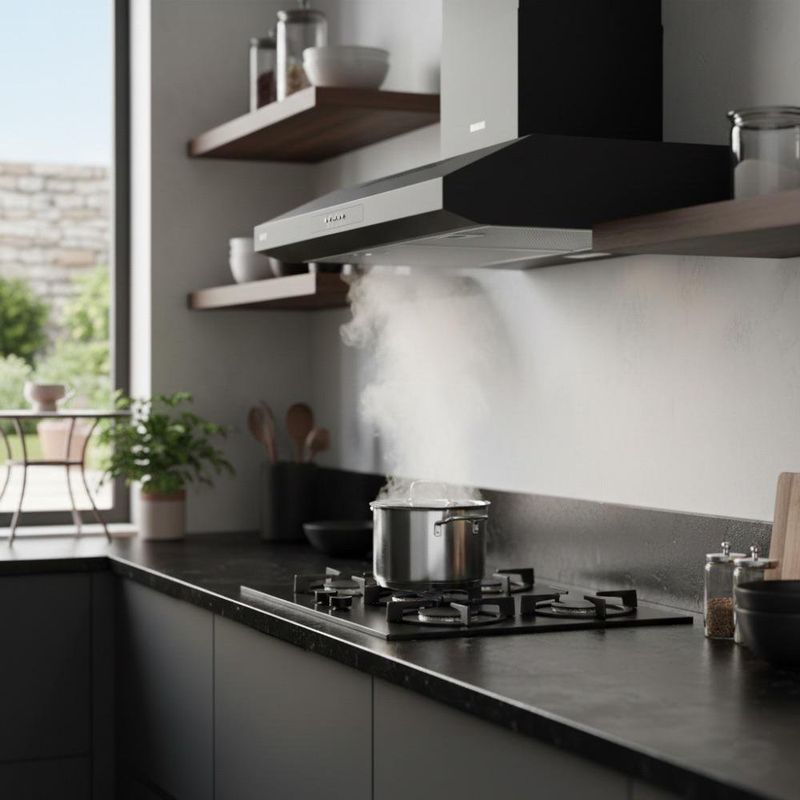 Campana Extractora 30 Plg Negra