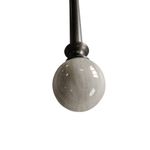 Galería de Metal Marble Extensible 167 a 304 cm Color Pewter con Blanco