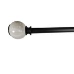 Galería de Metal Marble Extensible 91 a 182 cm Color Negro