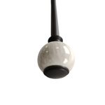 Galería de Metal Marble Extensible 91 a 182 cm Color Negro