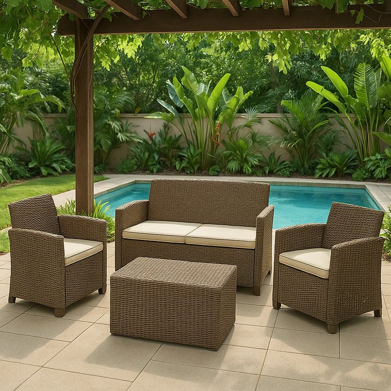 Set de Muebles Mia Capuccino de Exterior