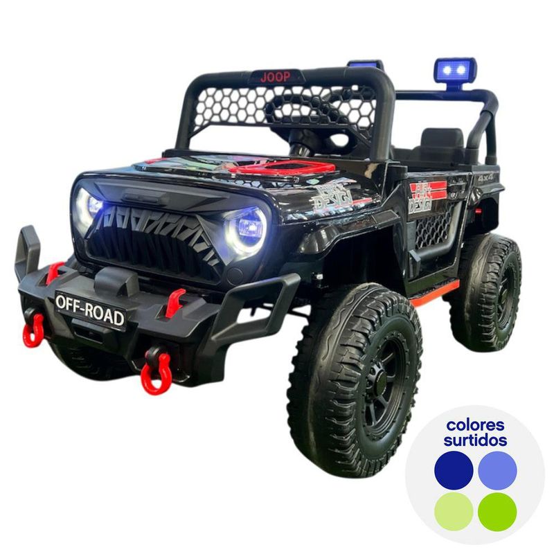 Carro Eléctrico Jeep Off Road Pequeño Colores Surtidos