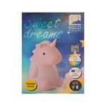 Lámpara de Noche LED Unicornio Rosado Castellino Luz Cálida