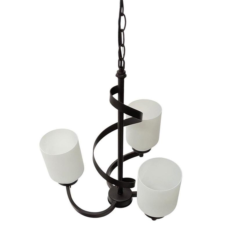 Lámpara Colgante Color Chocolate de 3 Luces 60 W