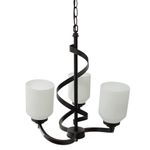 Lámpara Colgante Color Chocolate de 3 Luces 60 W