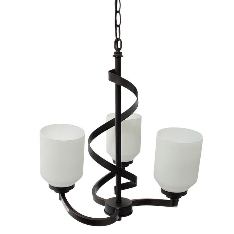 Lámpara Colgante Color Chocolate de 3 Luces 60 W