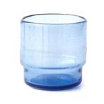 Vaso Azul de Vidrio 12 Oz