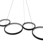 Lámpara Colgante LED Color Negro de 3000 K