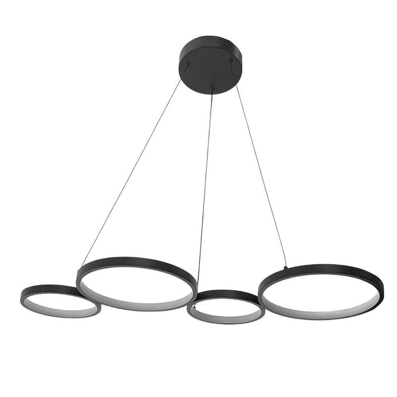 Lámpara Colgante LED Color Negro de 3000 K