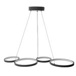 Lámpara Colgante LED Color Negro de 3000 K